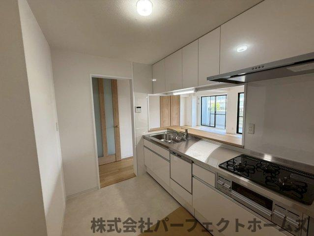 日興交野スカイマンションのキッチン|きれいなキッチンです