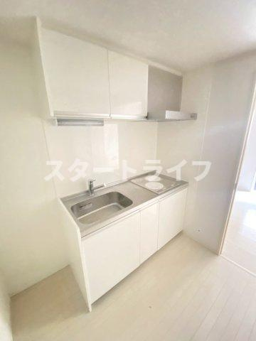 大阪市東淀川区東中島５丁目の賃貸マンションのキッチン