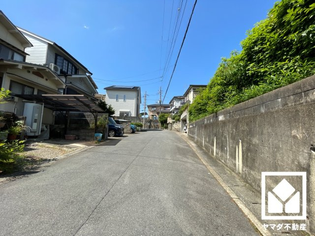 宇治市木幡南山の前面道路含む現地写真