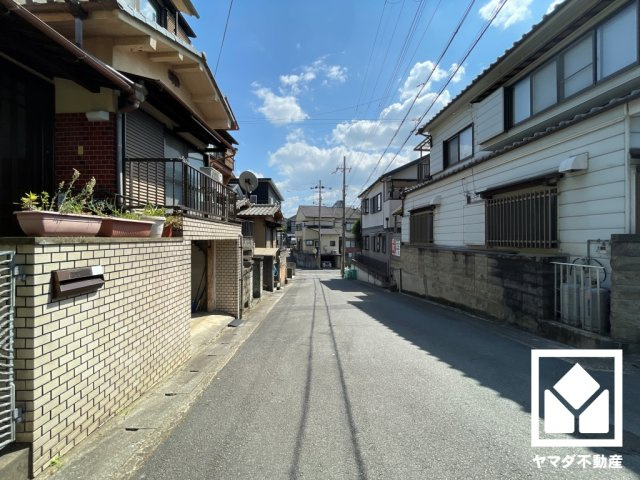 宇治市木幡南山の前面道路含む現地写真