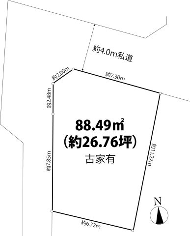 西六郷２丁目土地