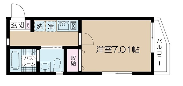 NSGATE亀有 の間取り