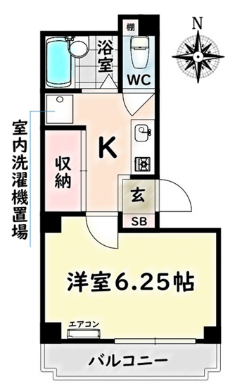 【間取り】 | コーポフェニックス【名古屋市賃貸・宅配ボックス】