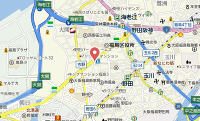 【地図】 | ジュネーゼグラン福島ミラージュ