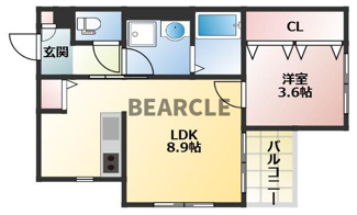 【間取り】 | WEST HILLS 東野