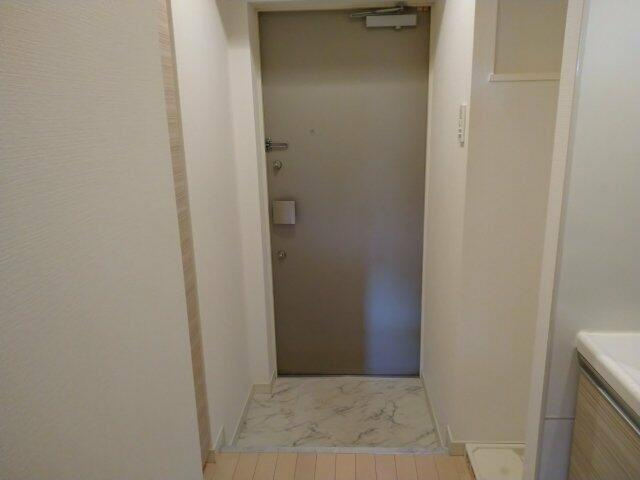 リュクス東金町の玄関