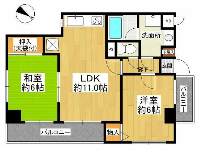 川口市東川口２丁目の賃貸マンション