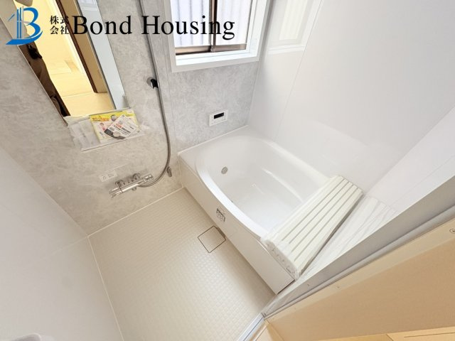 毎月４万円台・室内外リフォ済み・池上　中古戸建の浴室|お風呂で日々の疲れを落としましょう