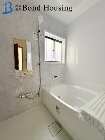 毎月４万円台・室内外リフォ済み・池上　中古戸建の浴室|コンパクトで使いやすいお風呂です