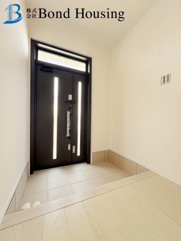 毎月４万円台・室内外リフォ済み・池上　中古戸建の玄関|シンプルで使いやすい玄関です