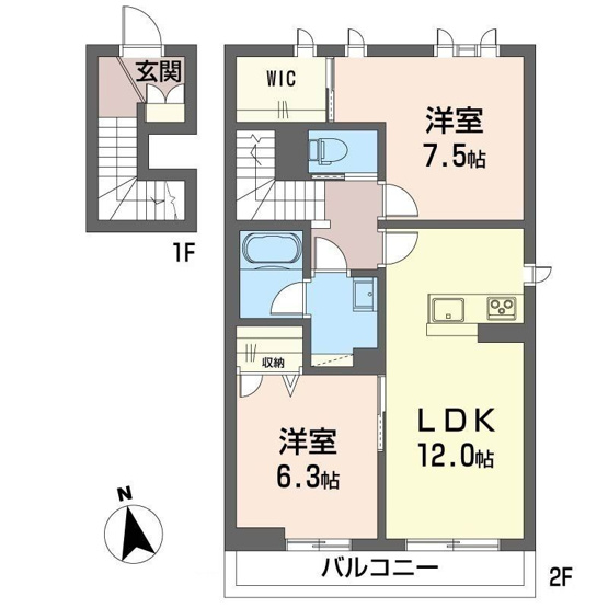 【間取り】 | ソラーレ東大宮