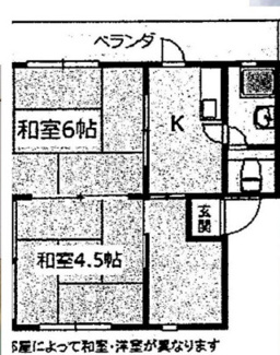 【間取り】 | ガーベラマンション雄琴