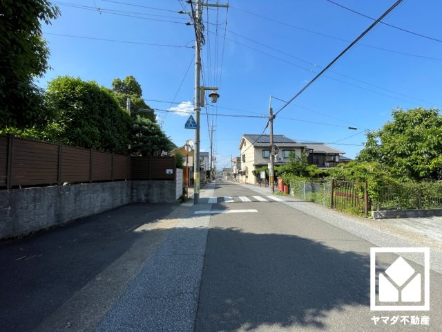 八幡市八幡神原の前面道路含む現地写真|5月25日　現地写真更新