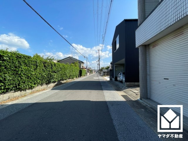 八幡市八幡神原の前面道路含む現地写真|5月25日　現地写真更新