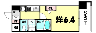 【間取り】 | エステムコート神戸ハーバーランド前7レーベル
