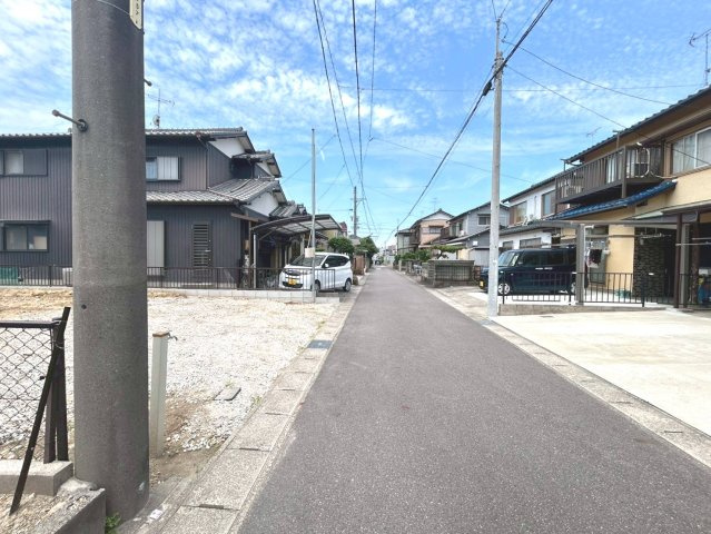 新築戸建　江南市高屋町2期　全1区画分譲の前面道路含む現地写真|「現地（2026年6月11日）撮影」　
■前面道路　
■ヤマダ不動産　株式会社リライフ