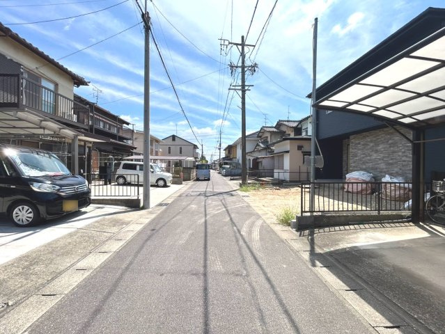 新築戸建　江南市高屋町2期　全1区画分譲の前面道路含む現地写真|「現地（2026年8月20日）撮影」　　
■前面道路　
■ヤマダ不動産　株式会社リライフ