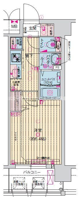 プレサンス森ノ宮　theゲートの間取り