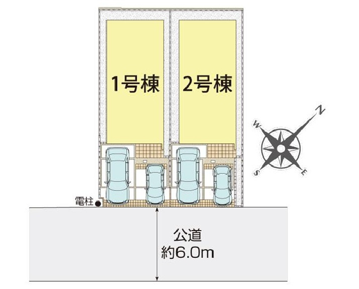 千葉市美浜区磯辺１丁目２期の区画図