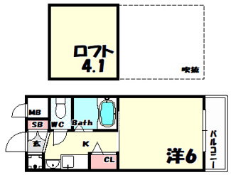 【間取り】 | エステムコート三宮駅前ラドゥー