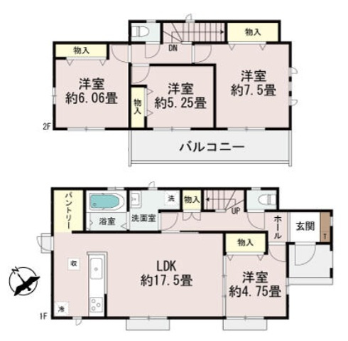 神戸市西区秋葉台2丁目の間取り