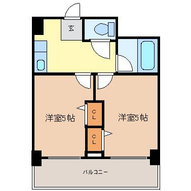 【間取り】 | 木川東エクセルハイツ