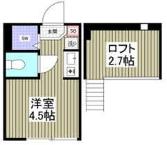 ハーモニーテラス根岸Ⅳの間取り