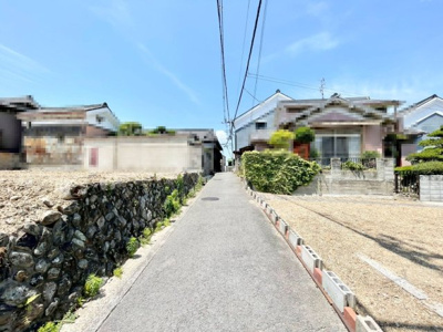 【前面道路含む現地写真】 | 高槻市富田町6丁目　売土地