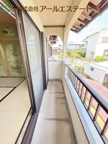 加古川市上荘町都台1丁目　　中古戸建のバルコニー