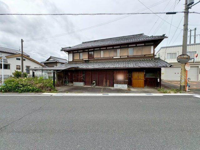 草津市北山田町　建築条件無し売土地の前面道路含む現地写真