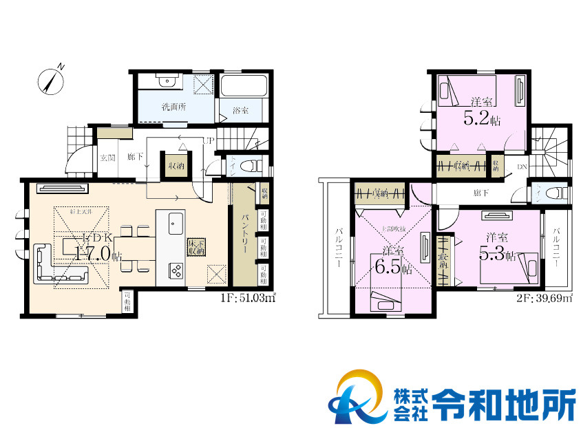 新築戸建　藤沢市羽鳥3丁目の間取り