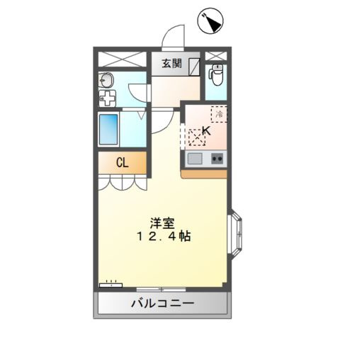 ハイム・エルアールの間取り