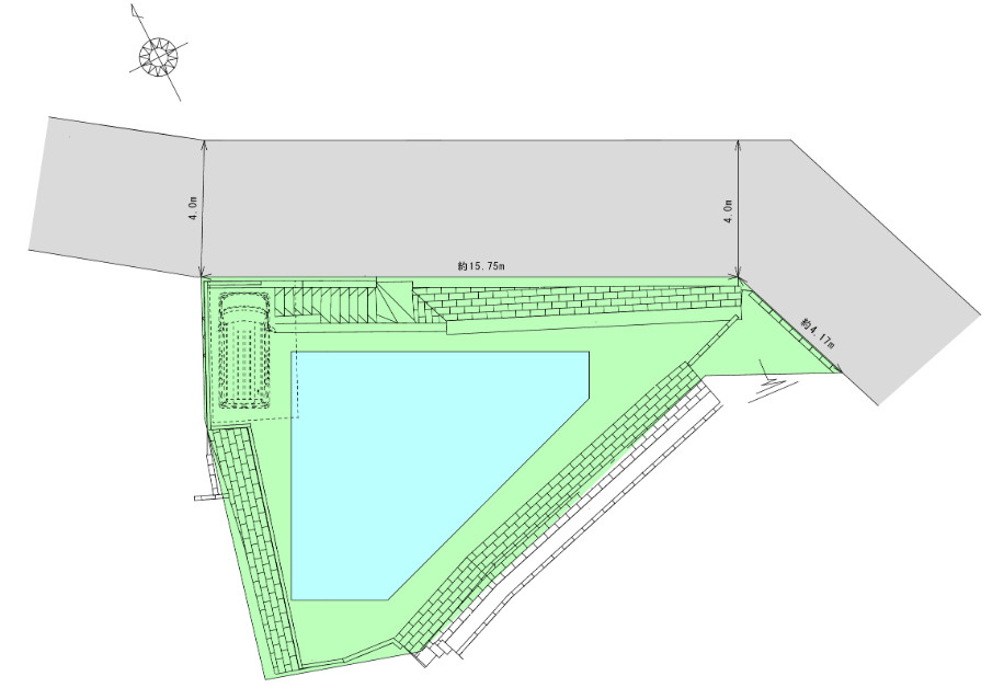 三ツ沢東町新築戸建の区画図