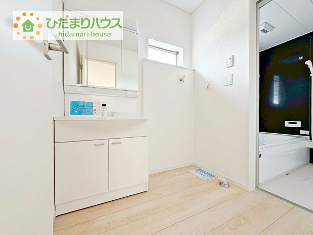【独立洗面台】 | 常総市新石下第10　新築戸建　2号棟 | シンプルで使い勝手の良い独立洗面台！