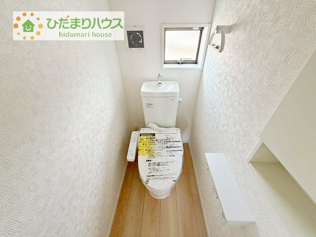 【トイレ】 | 常総市新石下第10　新築戸建　2号棟 | トイレは1F、2F共に完備！取り合いになることがありませんね(^^)/