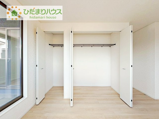 【収納】 | 常総市新石下第10　新築戸建　2号棟 | 全室にクローゼットが付いていて、お部屋の住空間もスッキリ広々使えそうです(^^)