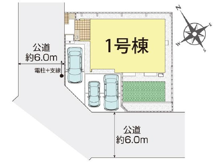 千葉市若葉区都賀の台４丁目の区画図