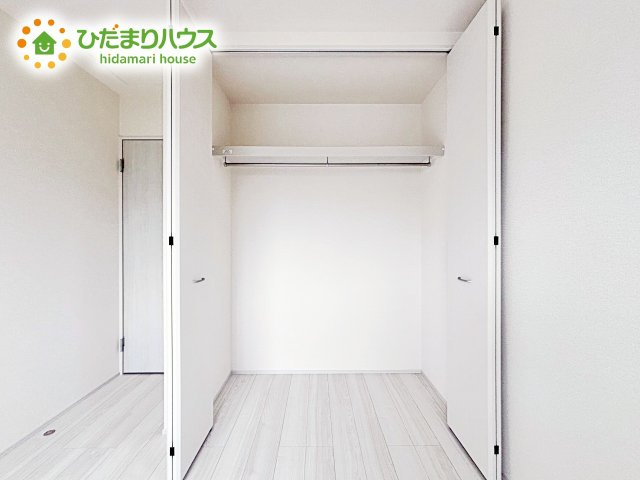 【収納】 | 第1石岡市旭台　新築戸建 | クローゼットには、衣類や日用品などを整理整頓して収納できますね！