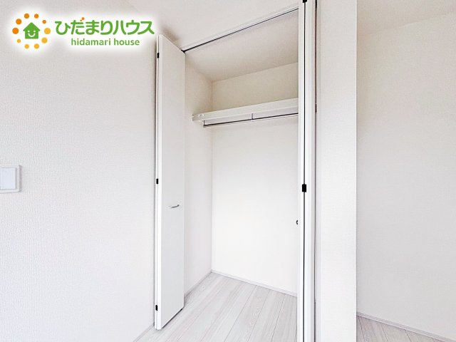 【収納】 | 第1石岡市旭台　新築戸建 | お洋服の多い女性に人気！収納力の高いクローゼット付☆彡