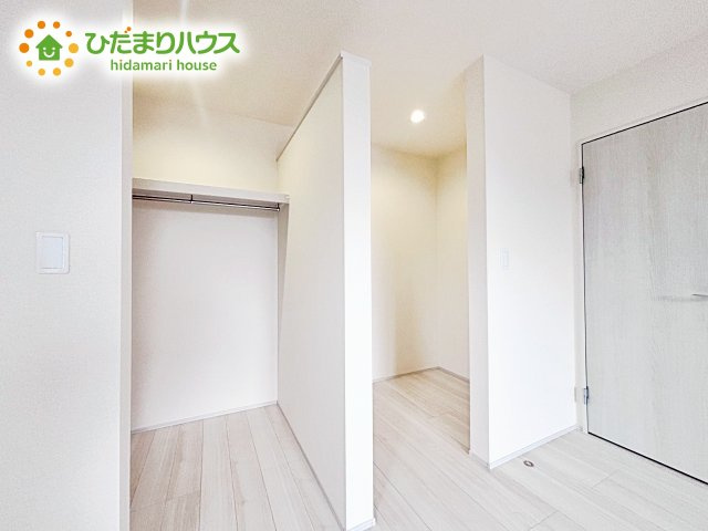 【収納】 | 第1石岡市旭台　新築戸建 | ご家族暮らしになると増える荷物もらくらく収納！大型ウォークインクローゼット完備♪