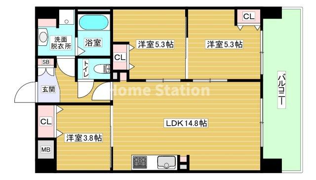 【間取り】 | Alivis野田阪神