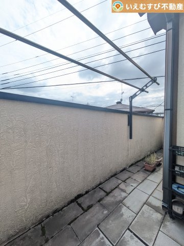 熊谷市肥塚　中古住宅のバルコニー