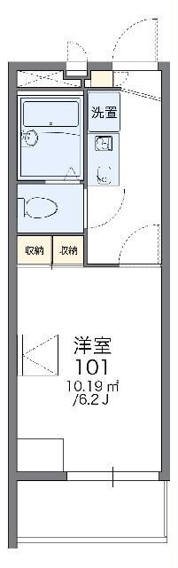 レオパレスエヴァーグリーン白幡の間取り