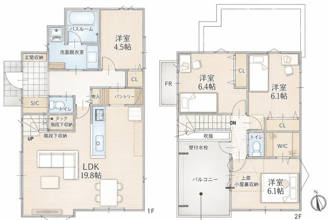 【間取り】 | 戸建 横浜市戸塚区汲沢４丁目