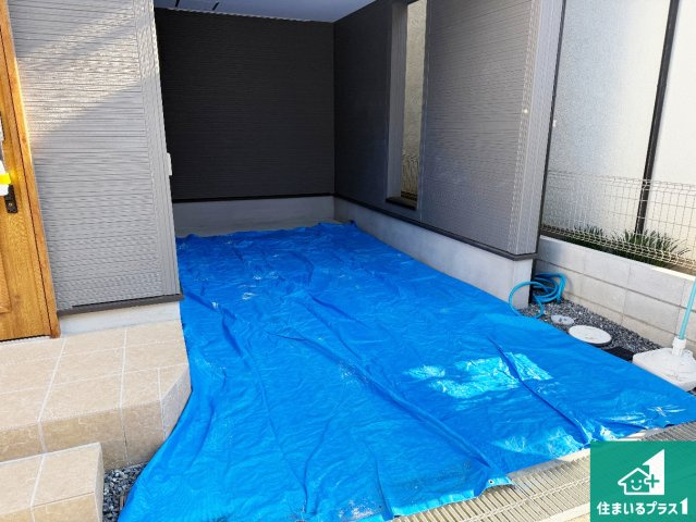 摂津市南別府町　第1期　新築一戸建ての駐車場|駐車スペース！散水栓があるので、こまめに愛車を洗えます！