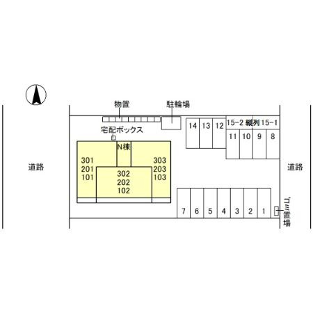 D-Regalo城東Nの区画図