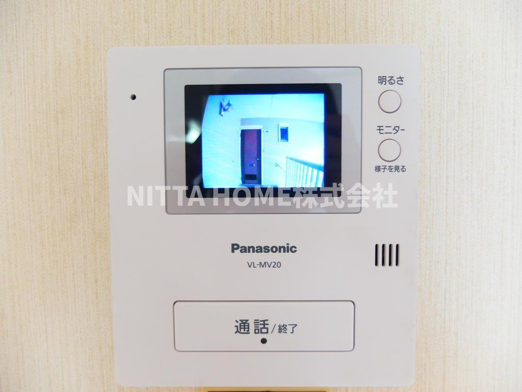アゼリアコートＥのセキュリティ|来客時にも安心のＴＶインターホン◎