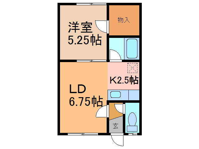 コーポアスカの間取り