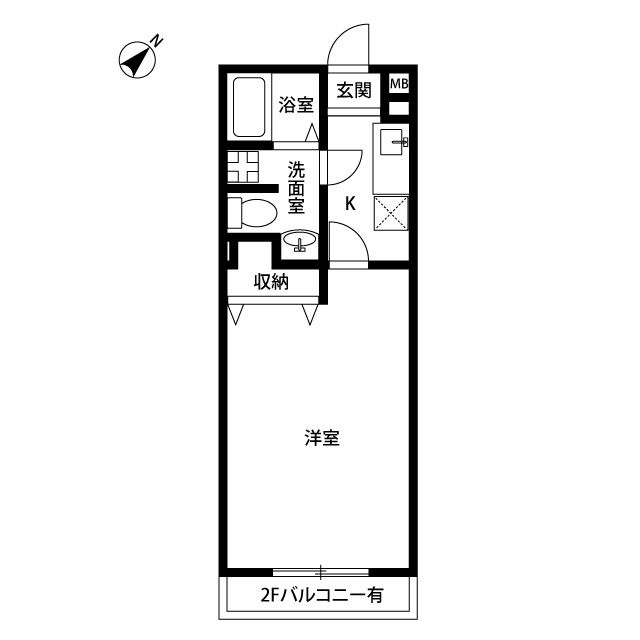 立川市砂川町８丁目のアパート
