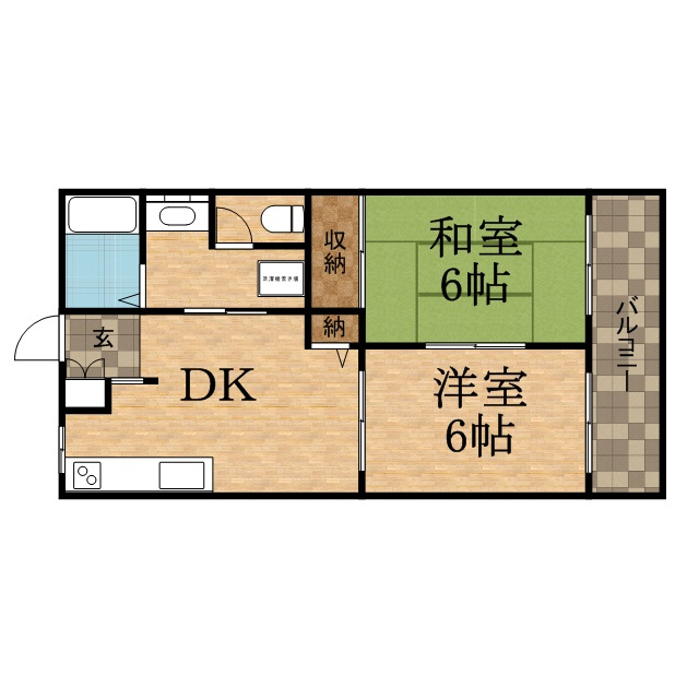 クオーレ宝塚の間取り